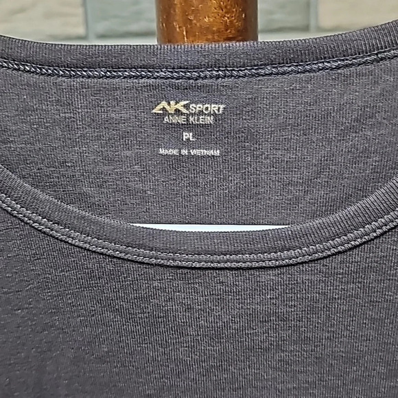 Ak Anne Klein Sport Long Sleeve Shirt SZ L Petite - Picture 2 of 8